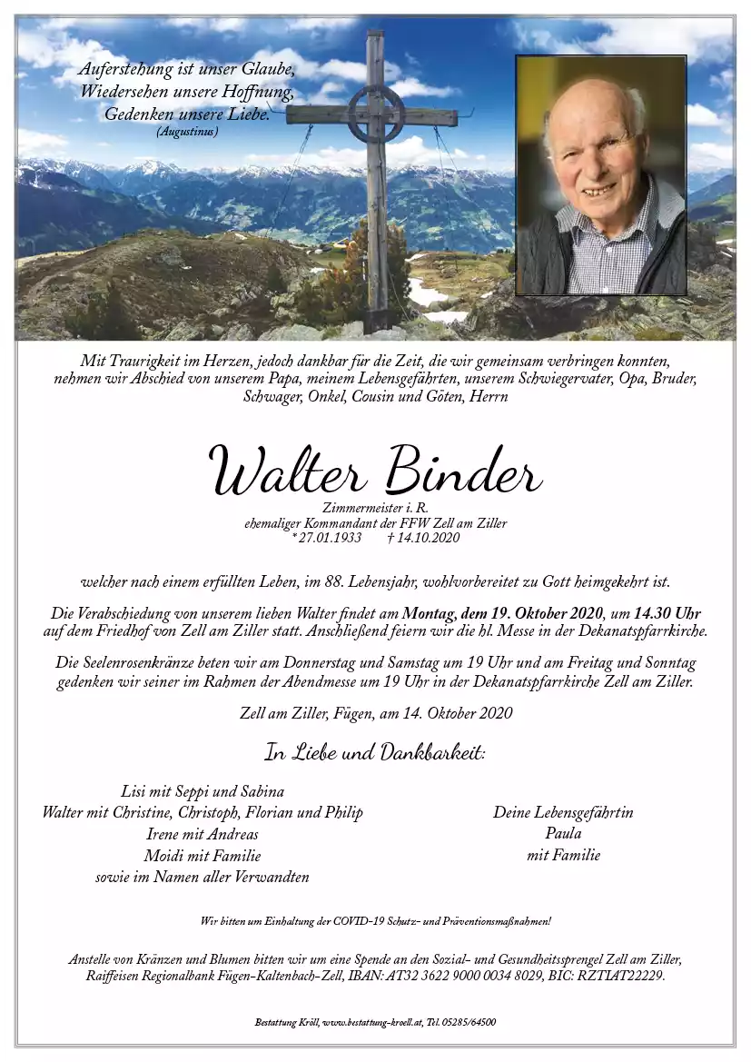 Parte von Walter Binder